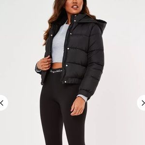 NWT Talk Black Missguided Puffer Jacket